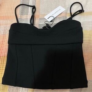 NWT Dynamite Black XXS Crop Top